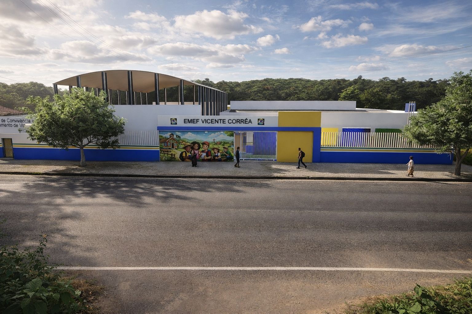Escola Vicente Corrêa será construída do zero no distrito de Novo Paraíso.